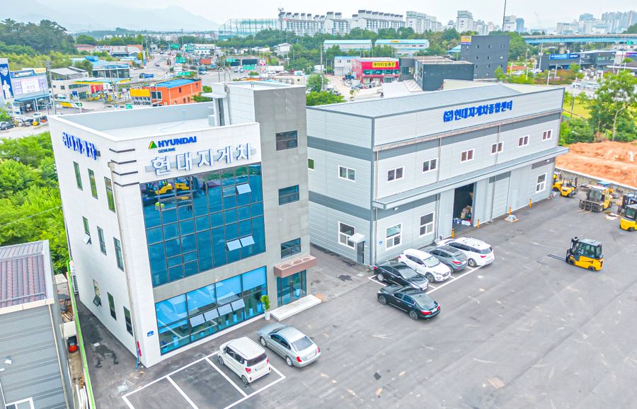 광주전남현대지게차 건물